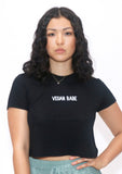 "Vegan Babe" Crop Top